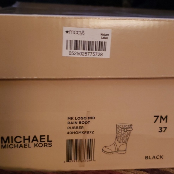 MK Logo Midi Rain Boot **Worn Twice** - Picture 6 of 8